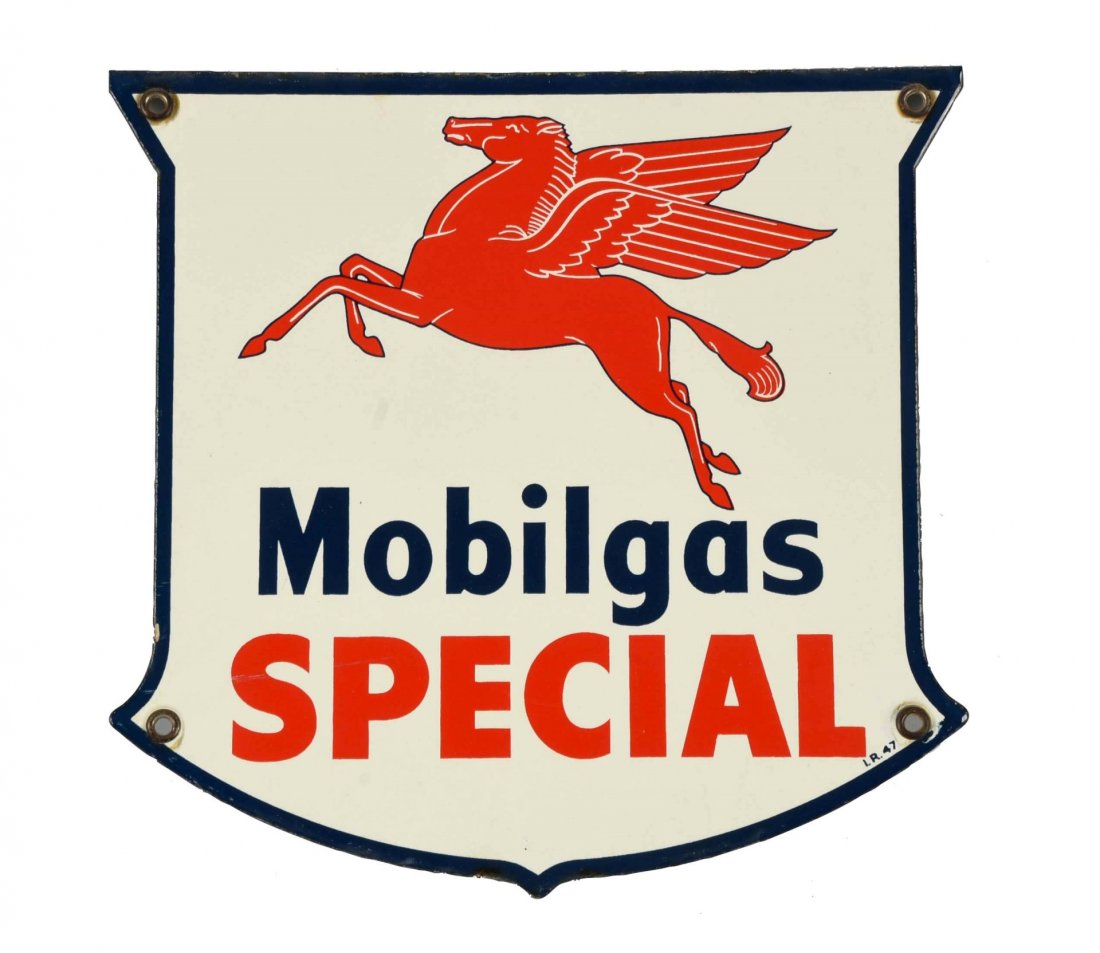 Mobilgas Special w/ Pegasus Five Point Shield Sign (1 of 1)