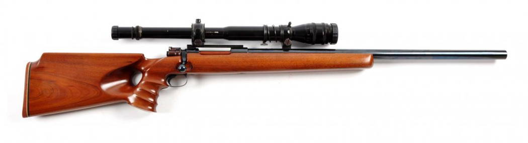 (c) Custom Mauser Heavy Barrel Bolt Action Rifle.