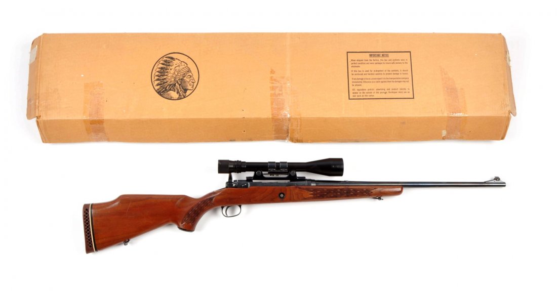 (M) Savage 110CL Bolt Action Rifle.: Serial # A522426 22" barrel in .30-06 caliber. The Savage 110CL was introduced in 1966 and manufactured until 1985. Its distinguishing feature was the push button detachable magazine. Features blued f