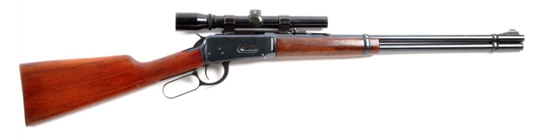 (C) Pre 64 Winchester 1894 Carbine.: Serial # 2188893 20" barrel in .32 Winchester Special caliber. Features full round barrel, full magazine, two bands, ramp front sight, sporting rear sight, blue finish, walnut stock, and checkered ste