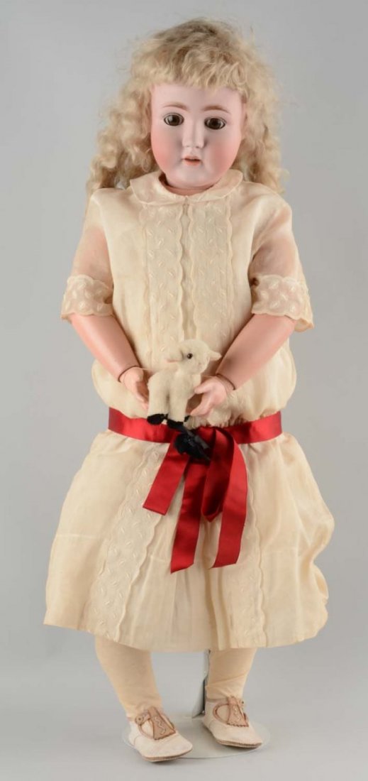 Large Antique German Bisque Head Dolls. (1 of 3)