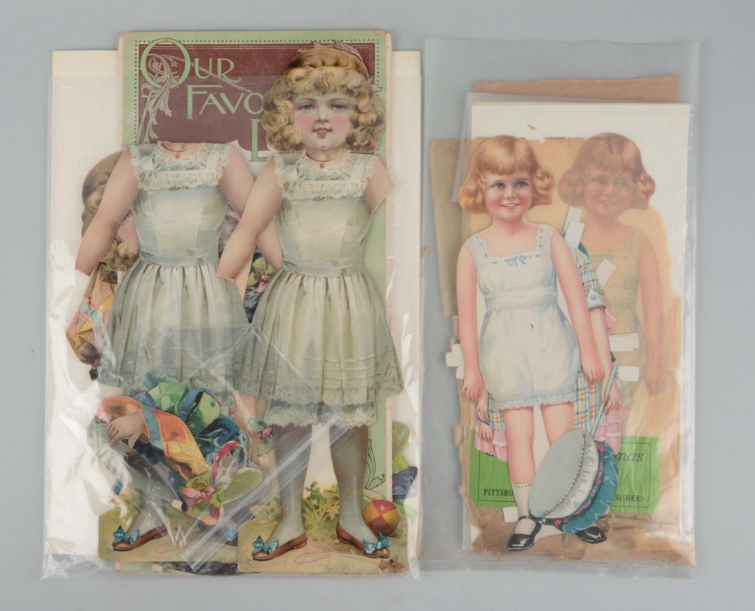 Lot of Antique Paper Doll Sets. (1 of 1)