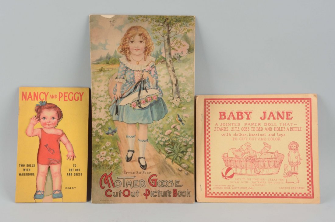 Lot of 3: Vintage Paper Doll Books. (1 of 1)