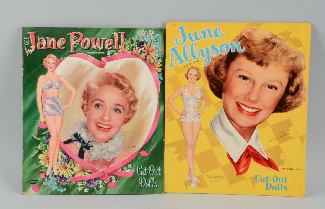 Lot of 2: Vintage 50's Celebrity Paper Doll Books. (1 of 1)