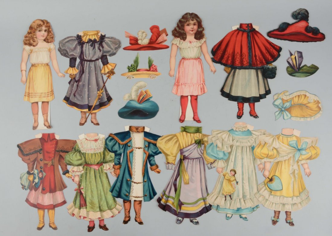 Lot of 2: Antique Raphael Tuck Paper Doll Sets. (1 of 1)