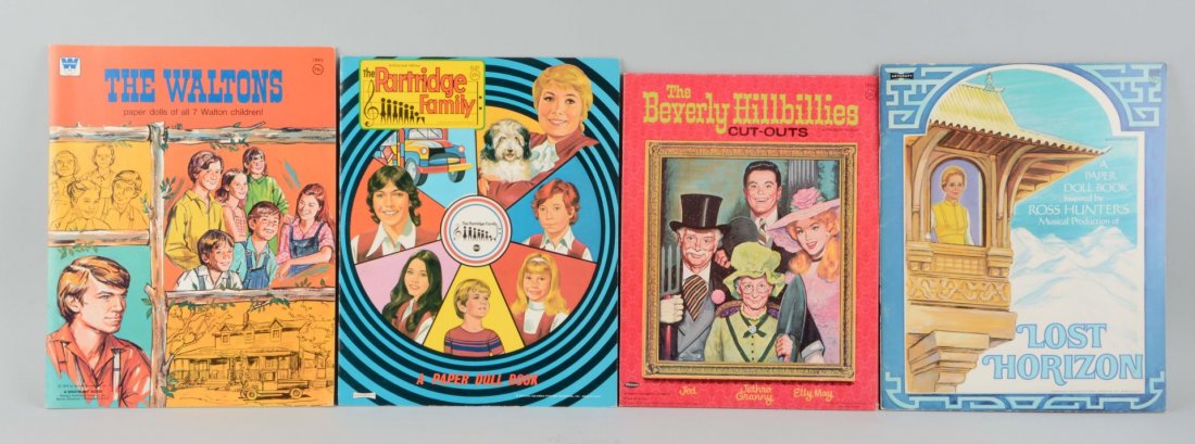 Lot of 4: Vintage Uncut Paper Doll Books. (1 of 1)