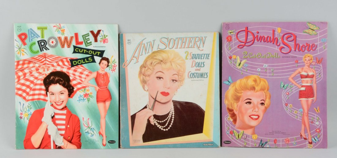 Lot of 3: Vintage Uncut Celebrity Paper Doll Books (1 of 1)