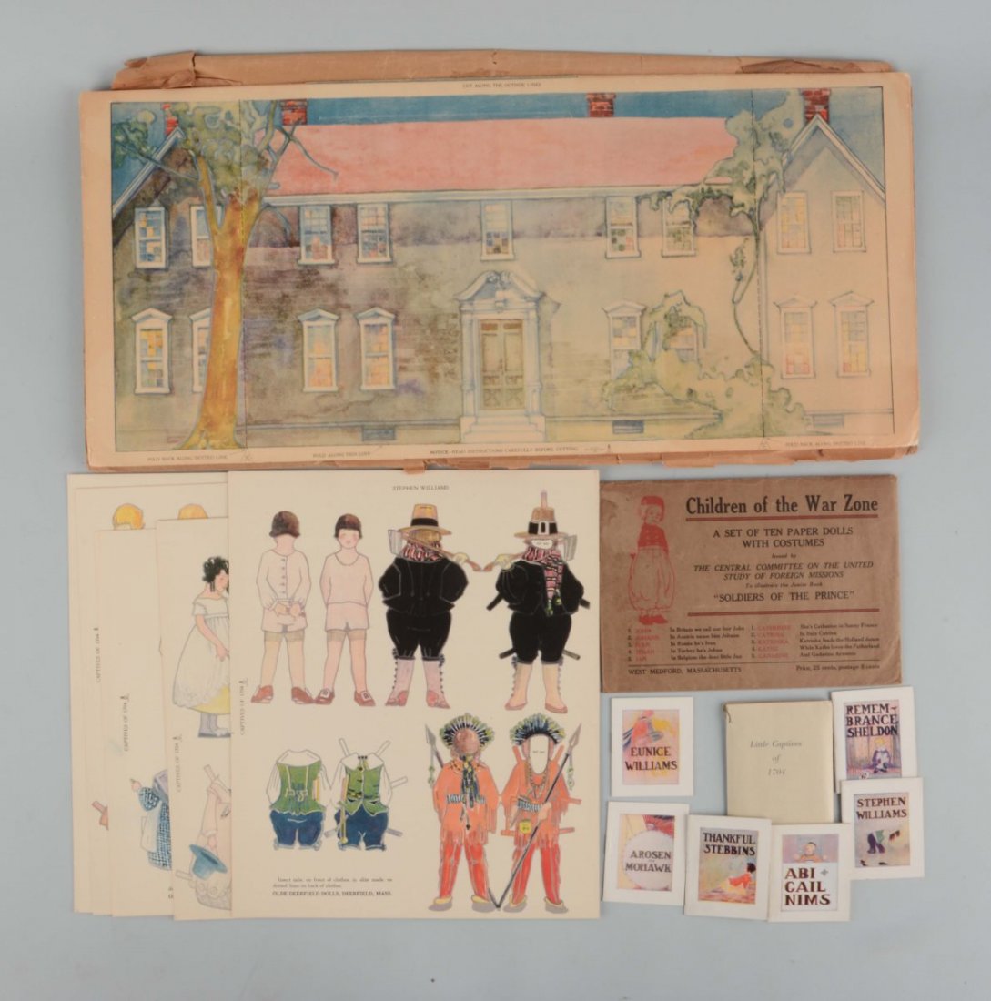 Lot of 2: Antique Paper Doll Sets. (1 of 1)