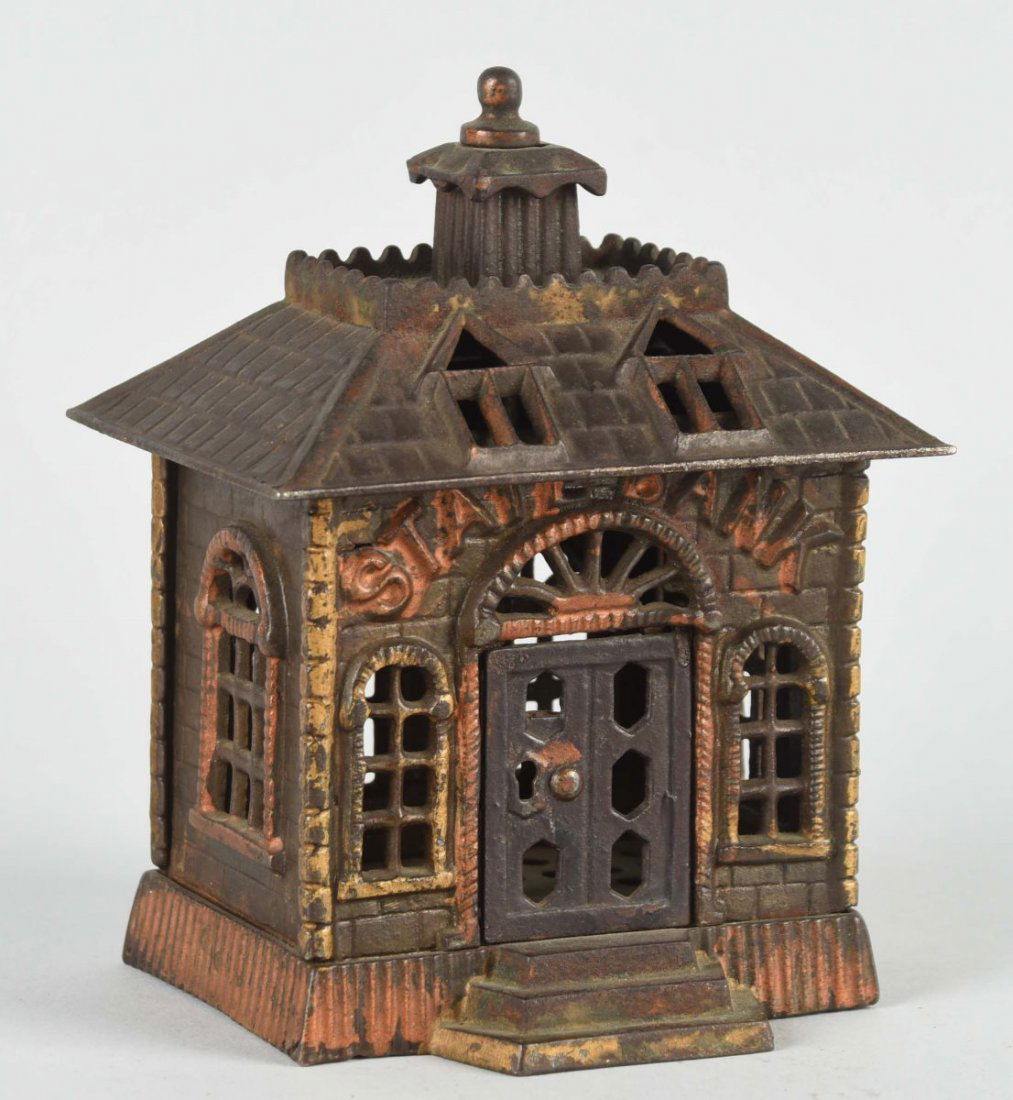 Cast Iron State Bank Building Still Bank. (1 of 2)