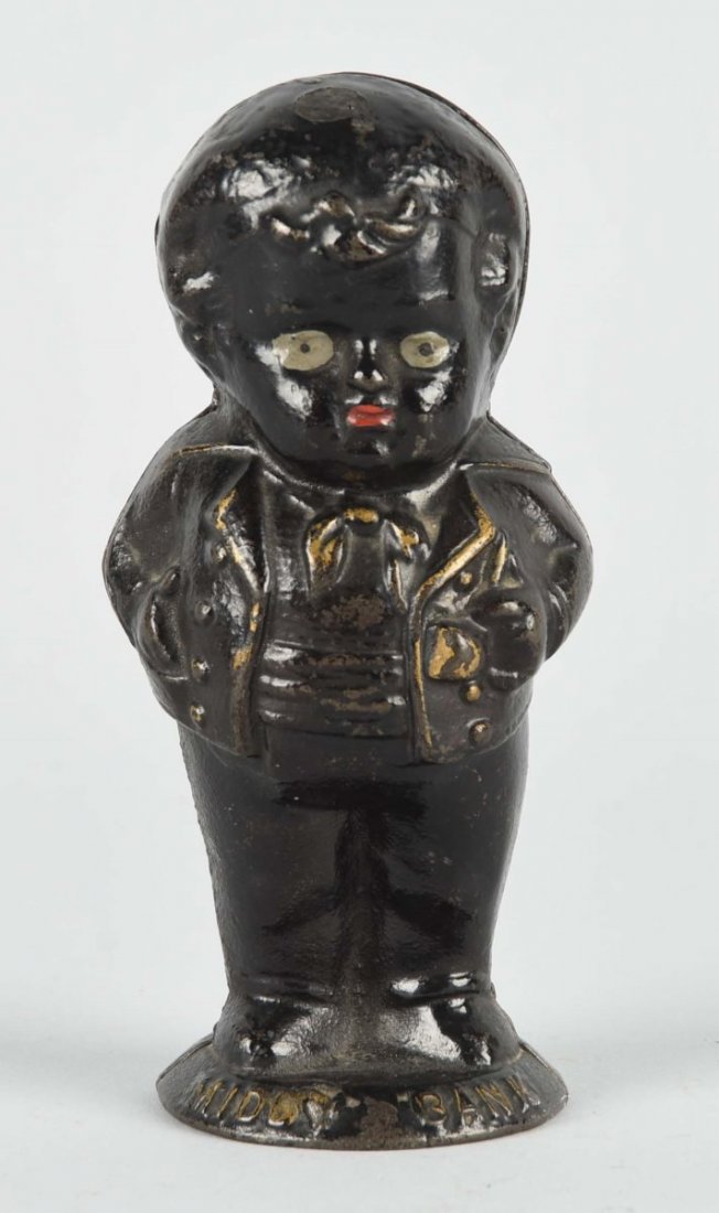 Cast Iron Middy Bank. (1 of 1)