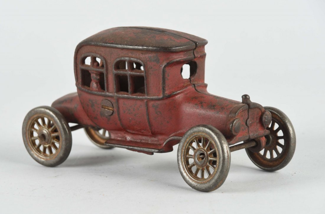 Cast Iron Automobile Bank. (1 of 2)