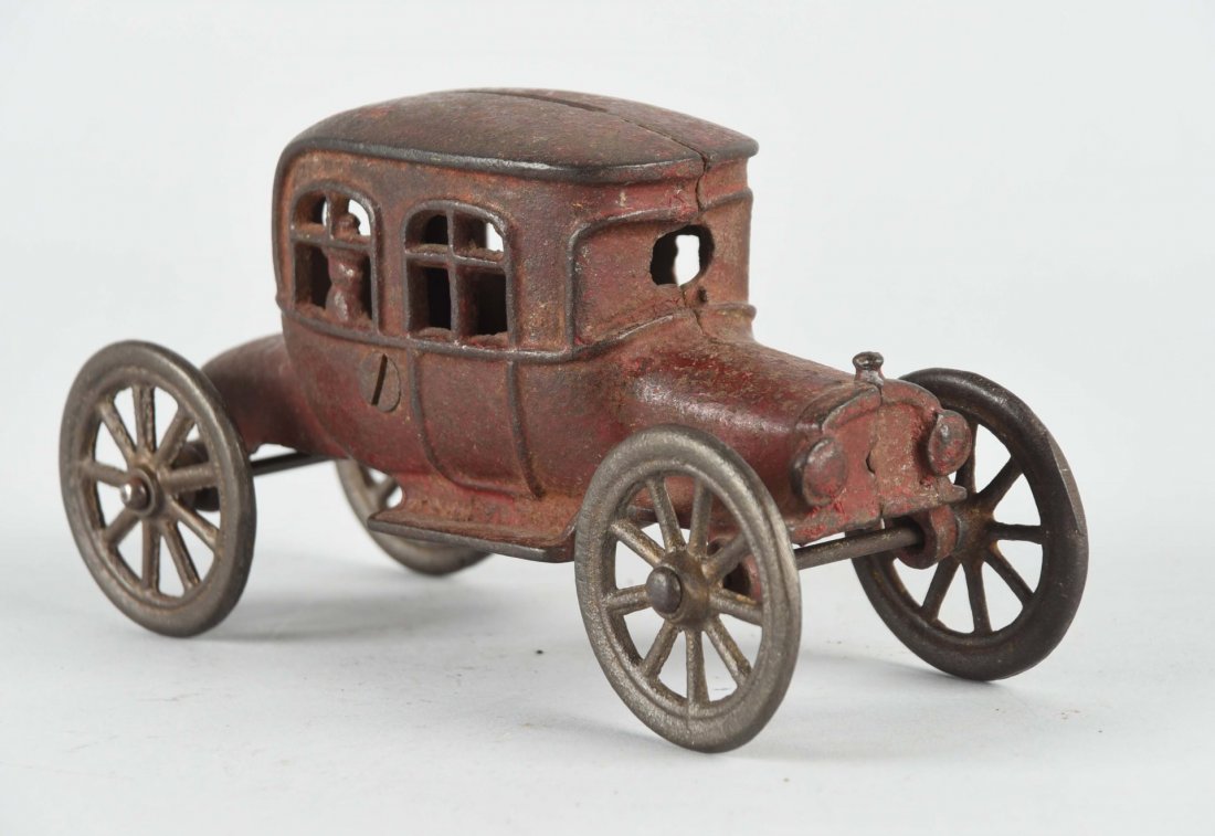 Cast Iron Automobile Still Bank. (1 of 1)