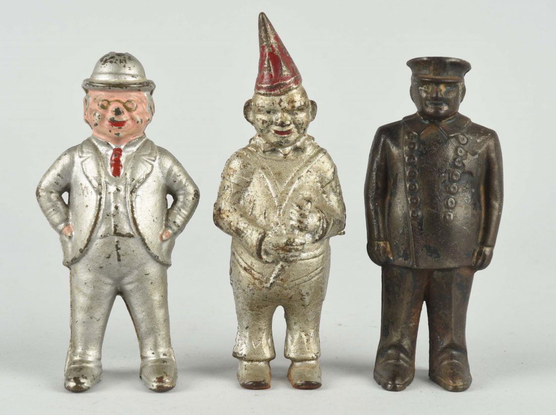 Lot of 3: Cast Iron Figure Still Banks. (1 of 1)