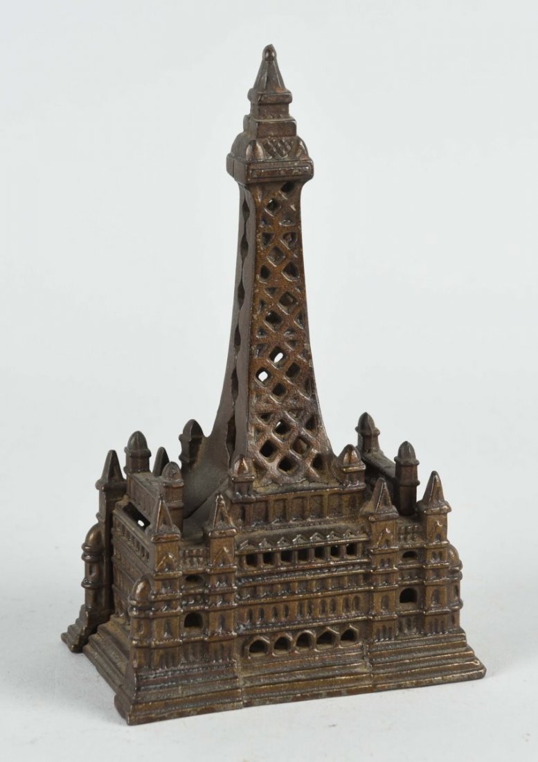 Cast Iron Blackpool Tower Still Bank. (1 of 1)