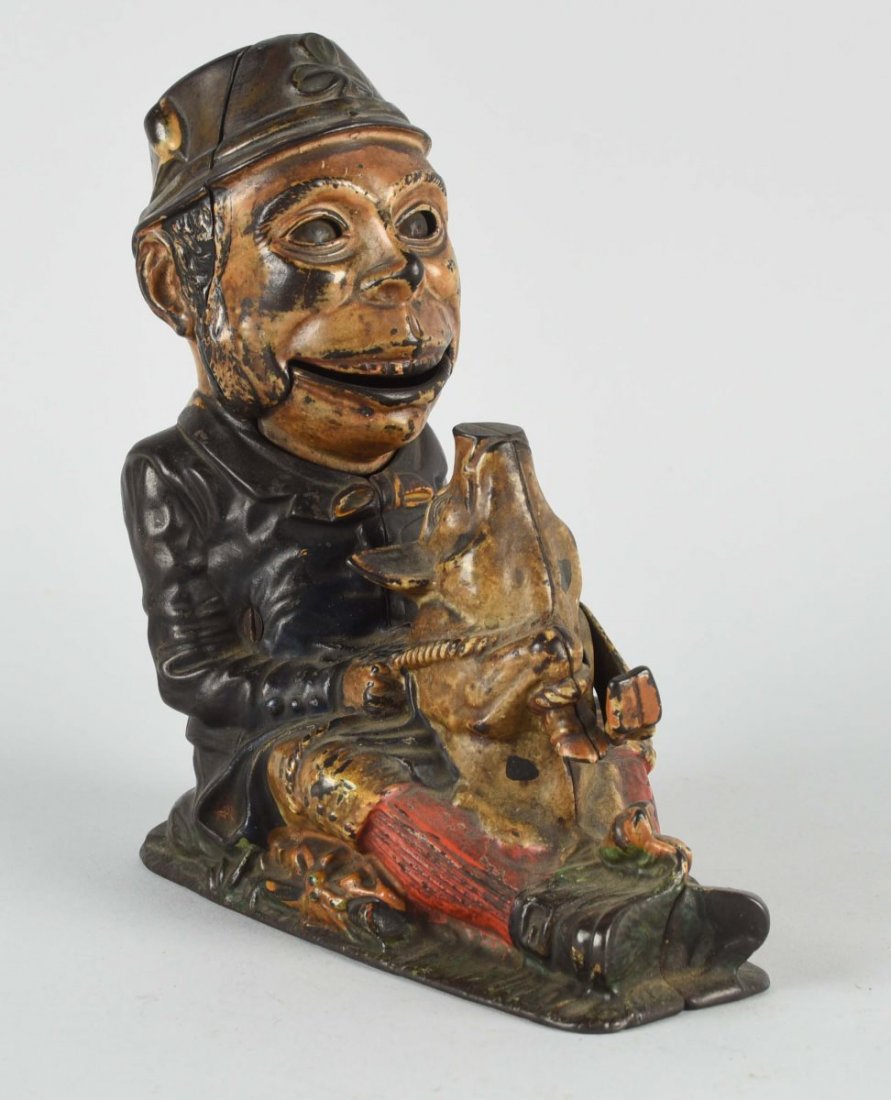 Cast Iron Paddy & the Pig Mechanical Bank. (1 of 2)
