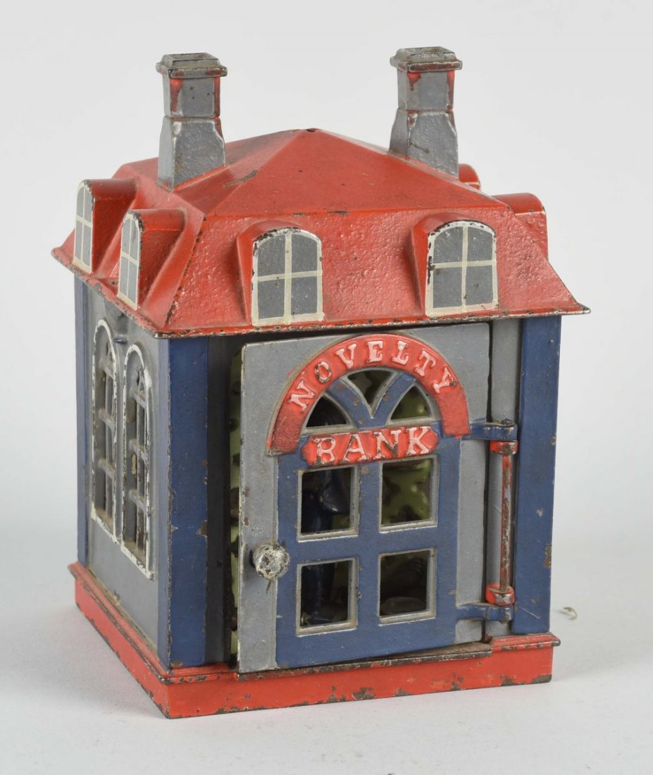 Cast Iron Novelty Mechanical Bank. (1 of 2)