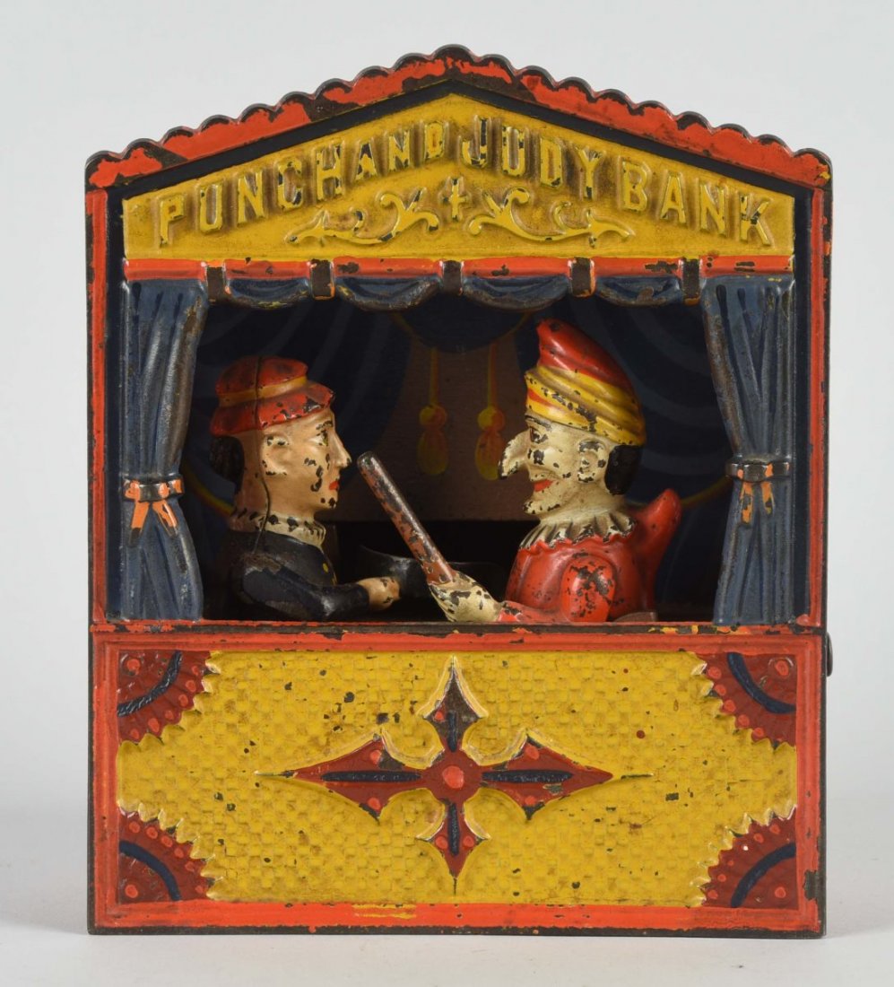 Cast Iron Punch & Judy Bank. (1 of 1)