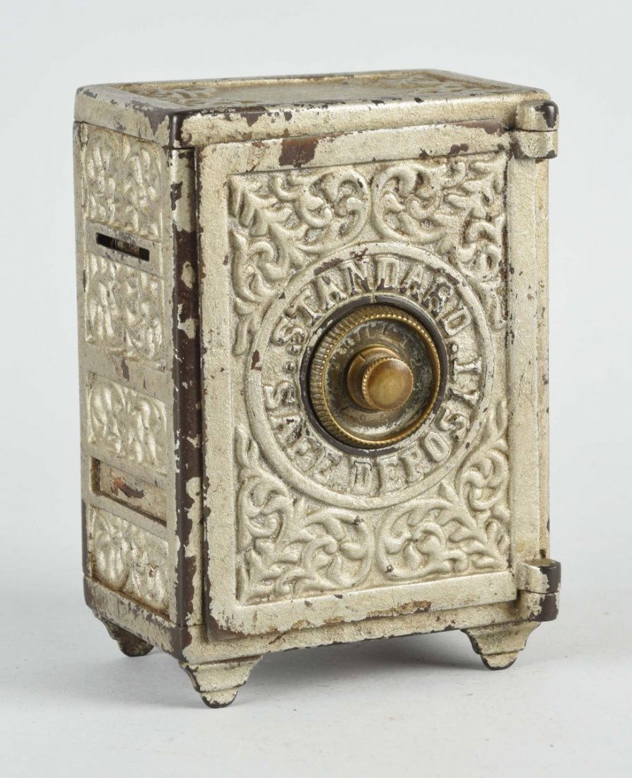 Cast Iron Standard Safe Deposit Still Bank. (1 of 1)
