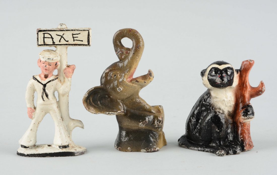 Lot Of 3: Cast Iron Figural Bottle Openers (1 of 1)