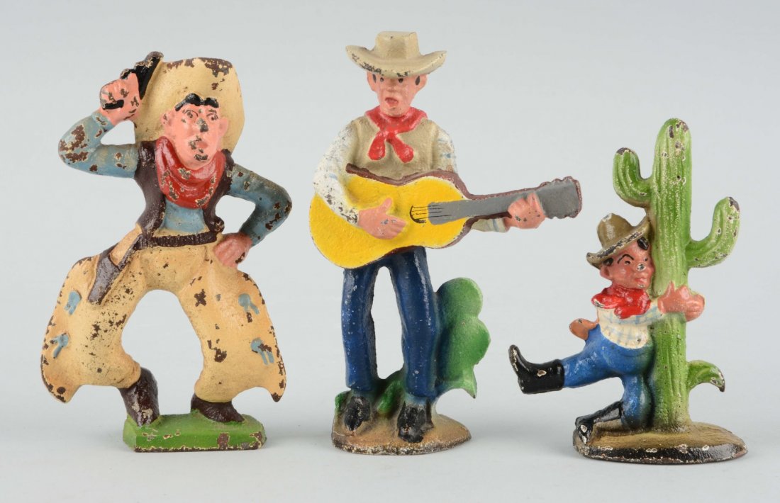 Lot Of 3: Cast Iron Figural Bottle Openers. (1 of 1)