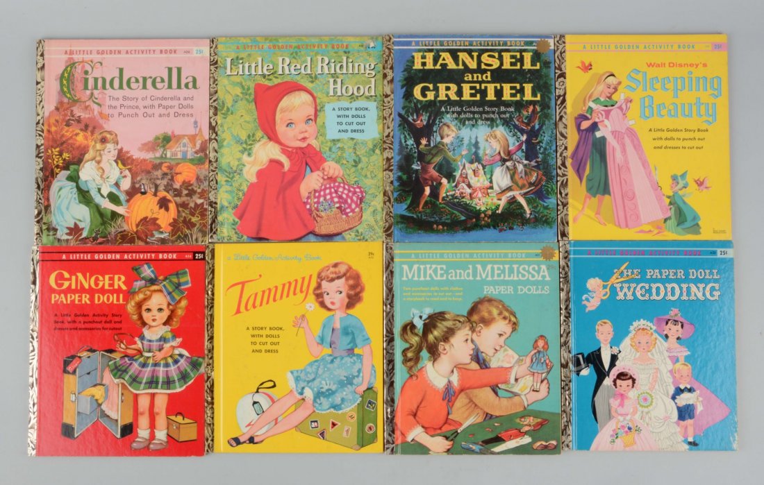 Lot of 8: Vintage Little Golden Children's Books. (1 of 1)