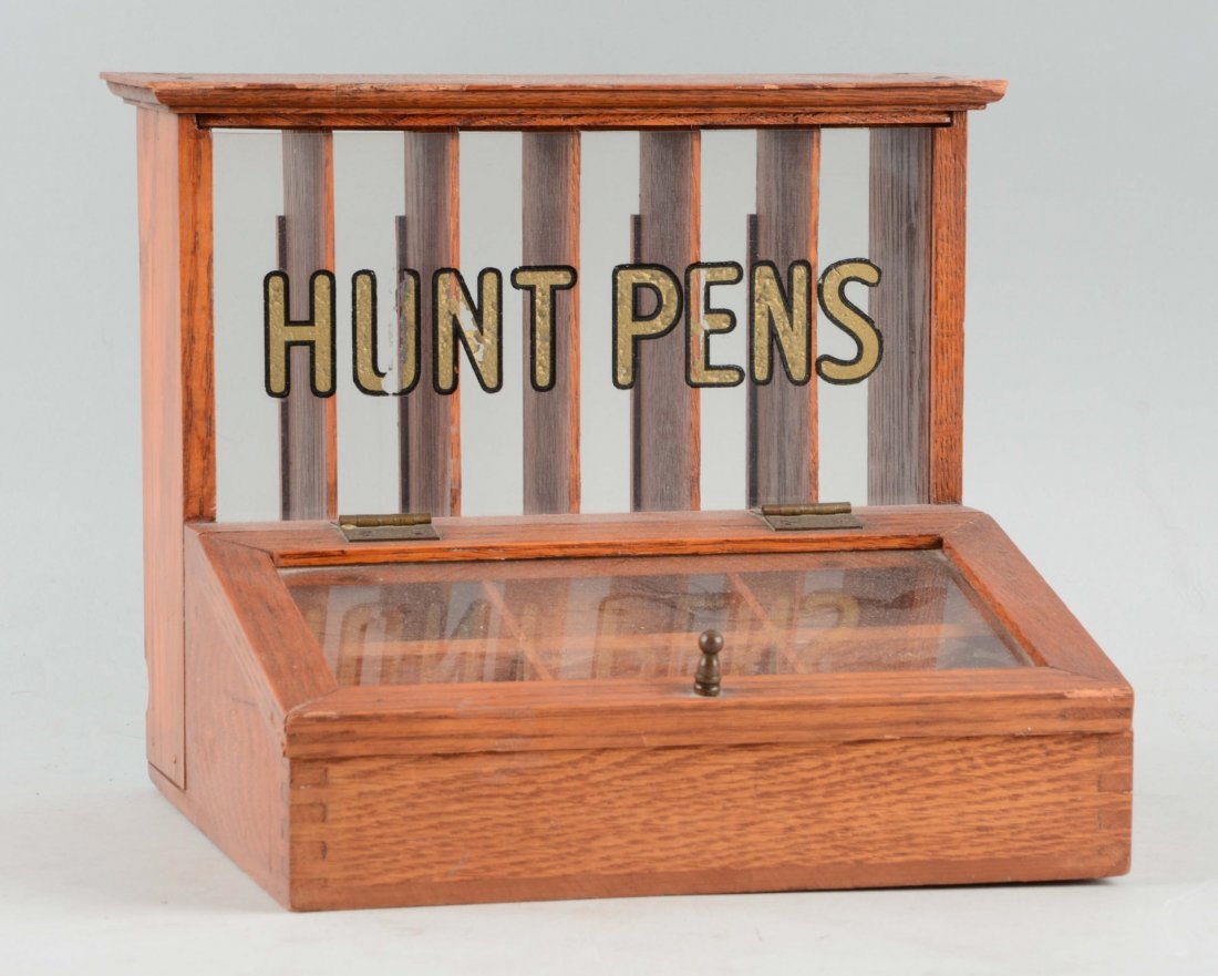 Hunt Pens Nib Wooden Countertop Display. (1 of 1)