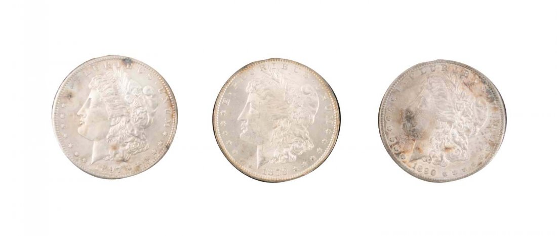 Lotof 3: Morgan Silver Dollars. (1 of 4)