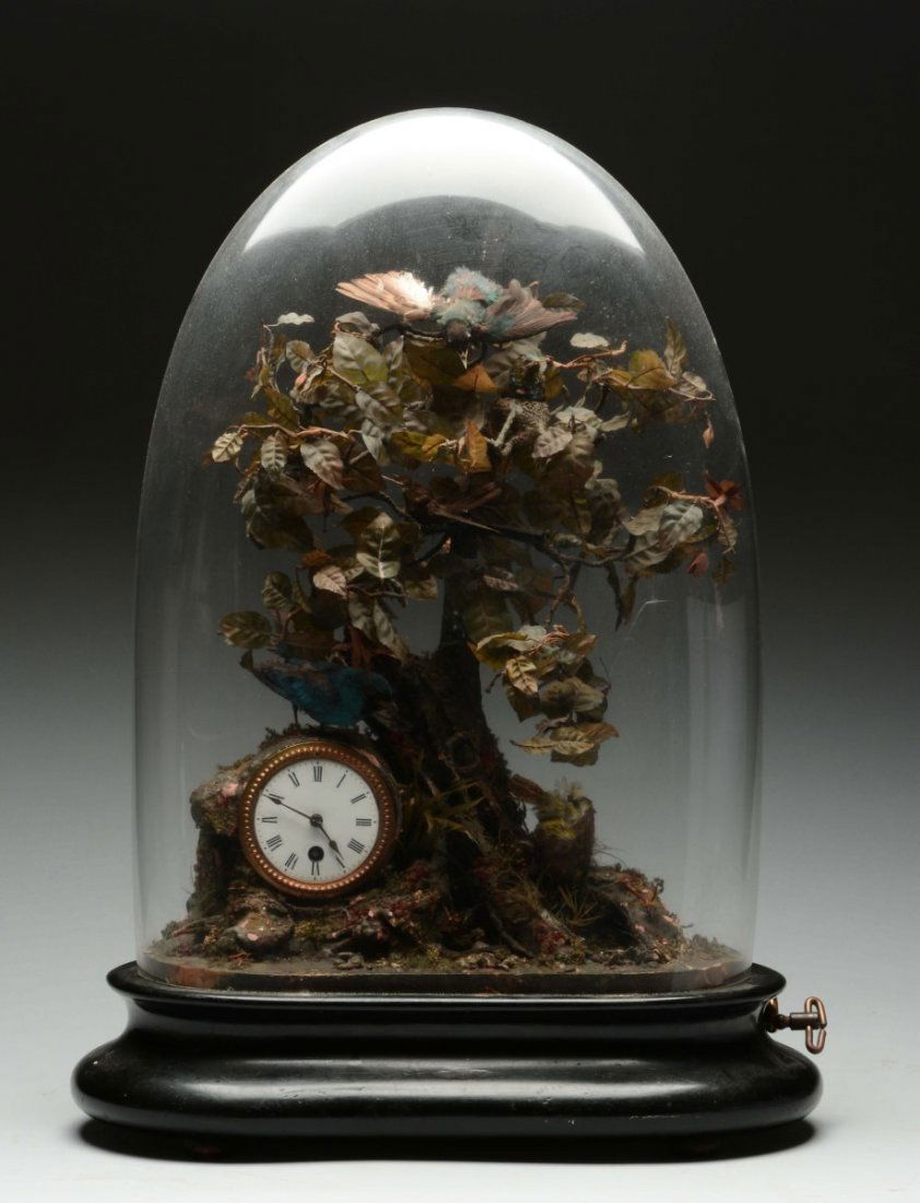 Blaise Bontom's 4 Bird Automaton w/ Clock. (1 of 7)