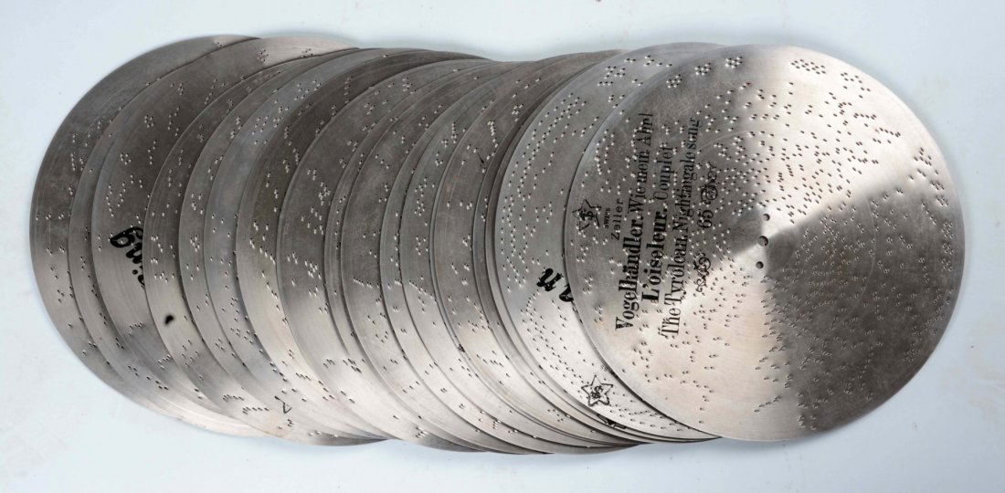 Lot of 18: Myra 12" Music Box Discs. (1 of 1)