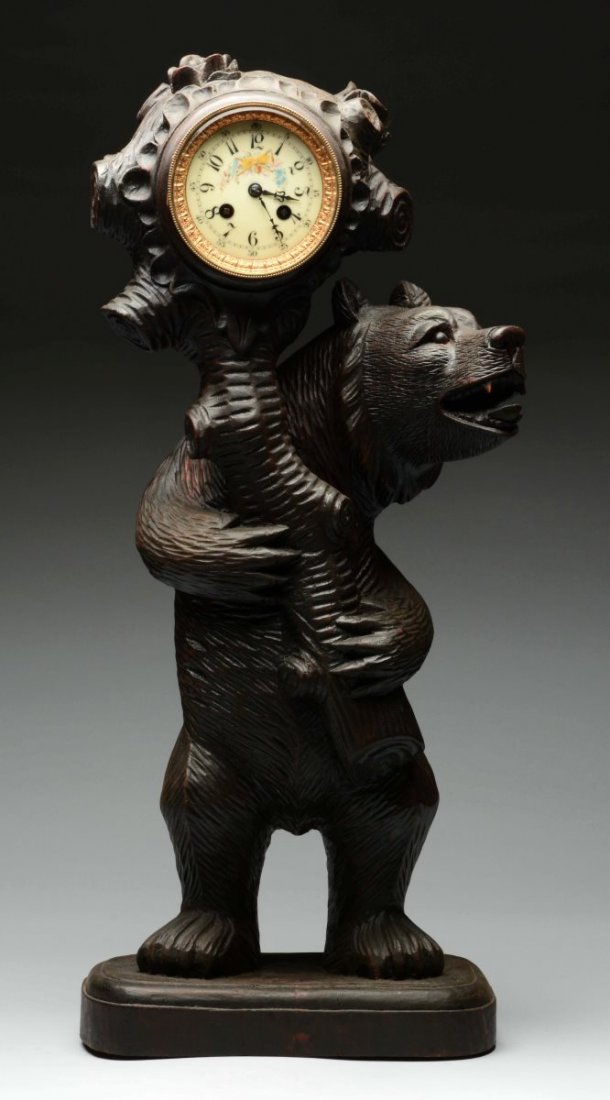 Black Forest Bear Shelf Clock. (1 of 4)