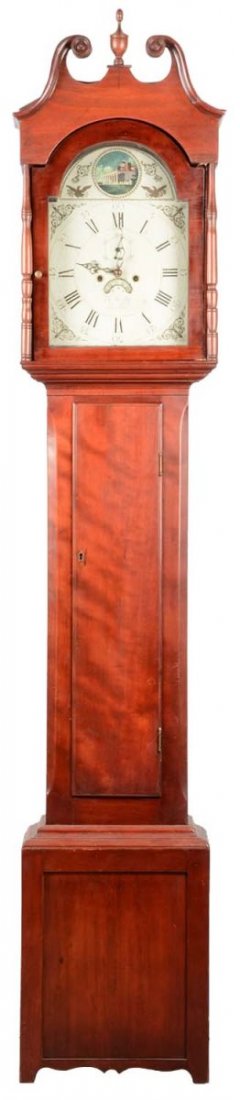 Eli Bentley Taneytown, MD Tall Case Clock. (1 of 5)