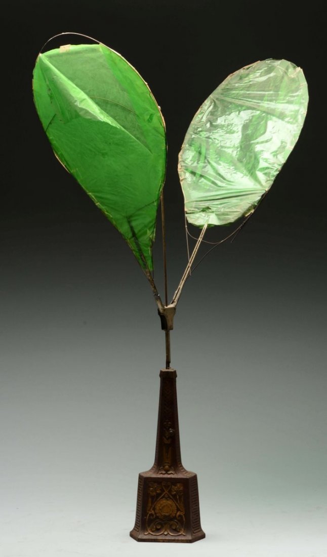 Victorian Clockwork Fly Swatter w/ Cast Iron Base. (1 of 3)