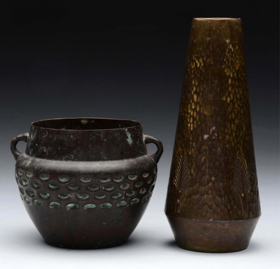 Lot of 2: Bronze Dishes. (1 of 1)