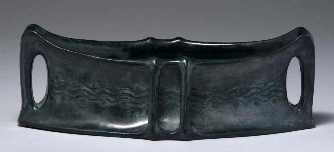 E. Stellmacher Ceramic Secessionist Centerpiece. (1 of 3)