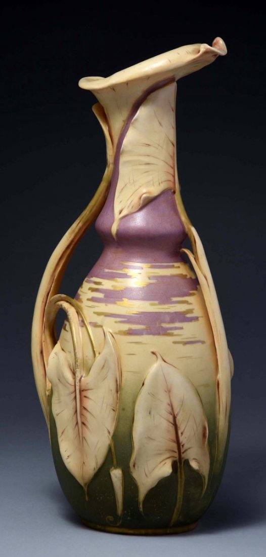 Amphora Ceramic Calla Lily Pitcher. (1 of 3)