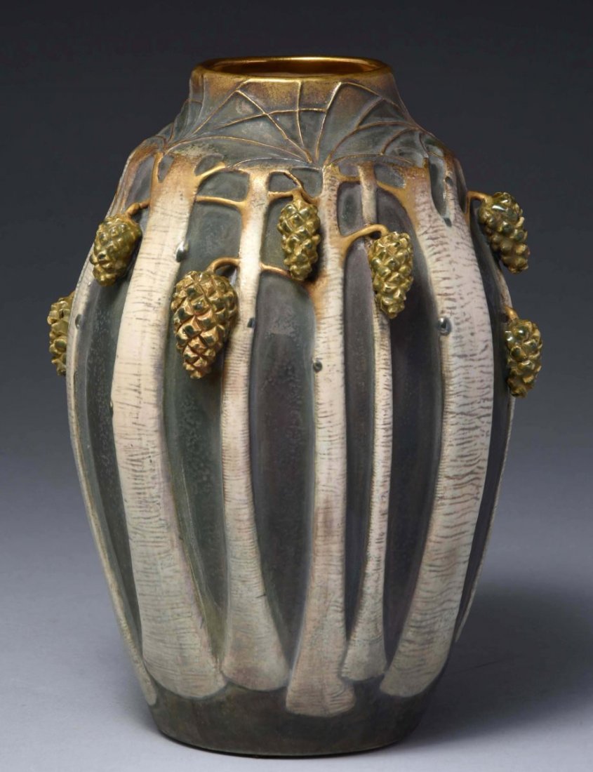 Paul Dachsel Ceramic Pinecone Tree Vase. (1 of 2)