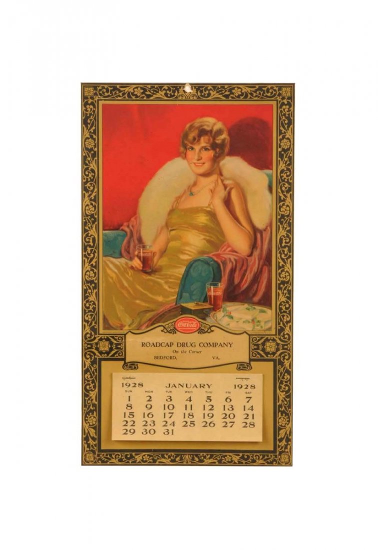 1928 Coca-Cola Distributor Calendar. (1 of 1)
