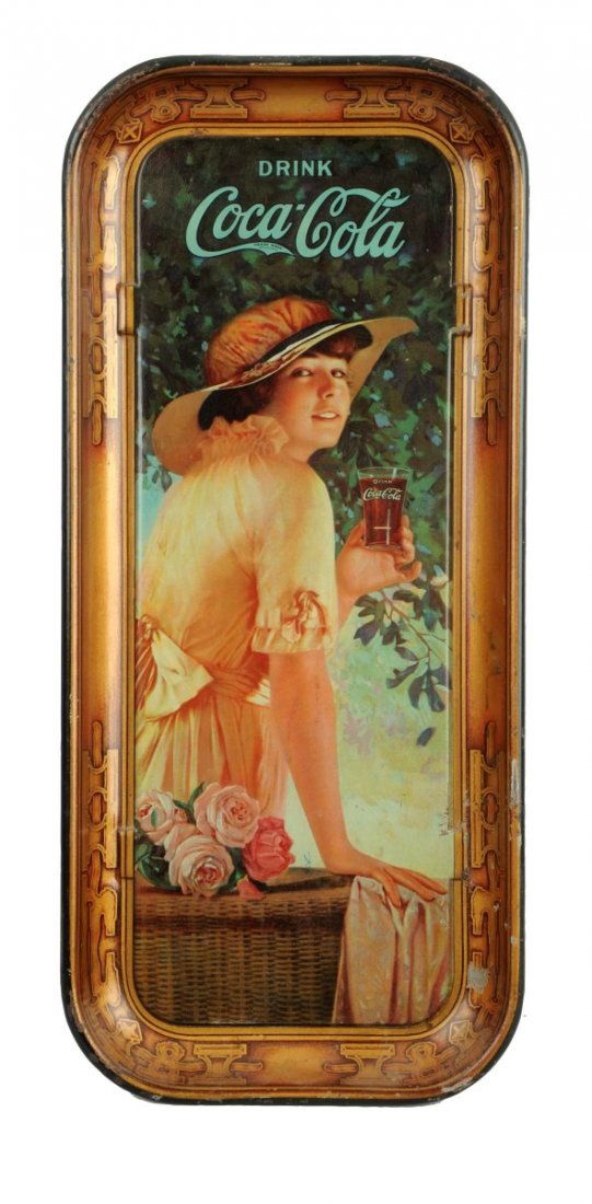 1916 Coca - Cola Advertising Tray. (1 of 1)