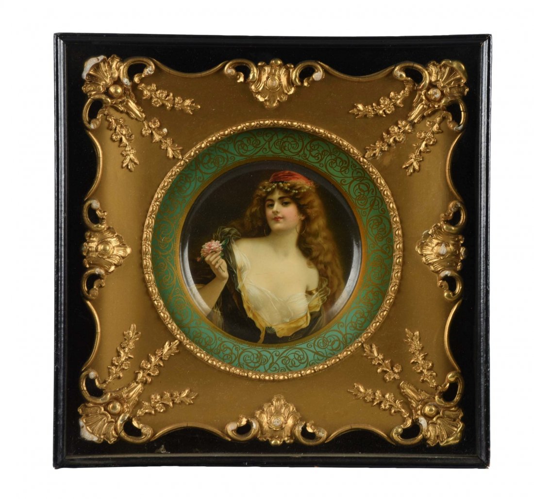 Framed Vienna Art Plate from Coca - Cola. (1 of 2)