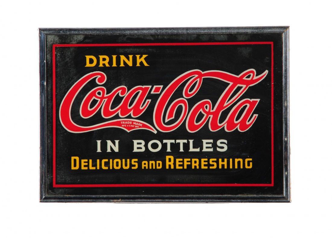 Very Rare 1930's Coca - Cola Lighted Sign. (1 of 2)