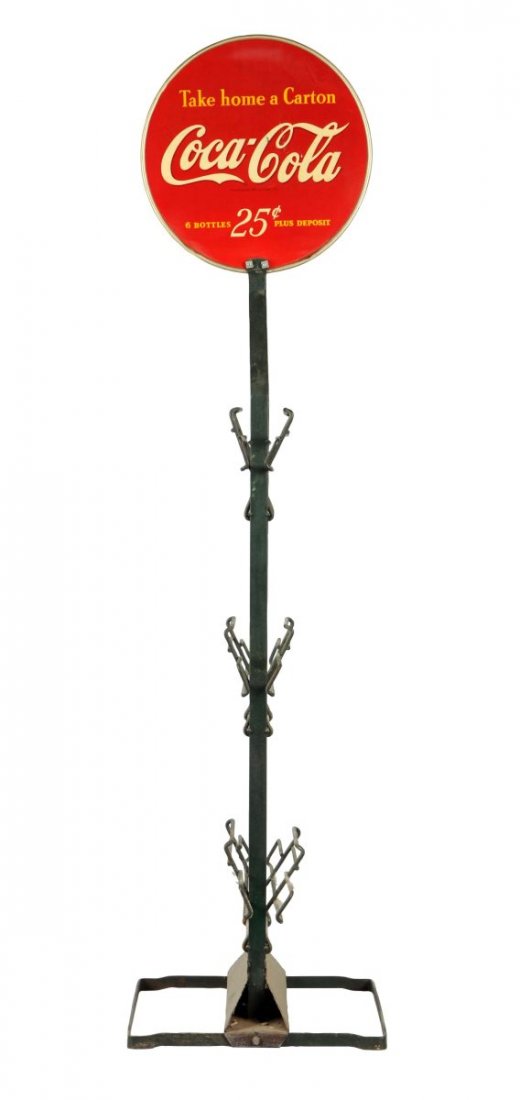 Coca-Cola Carton Store Display Rack. (1 of 4)