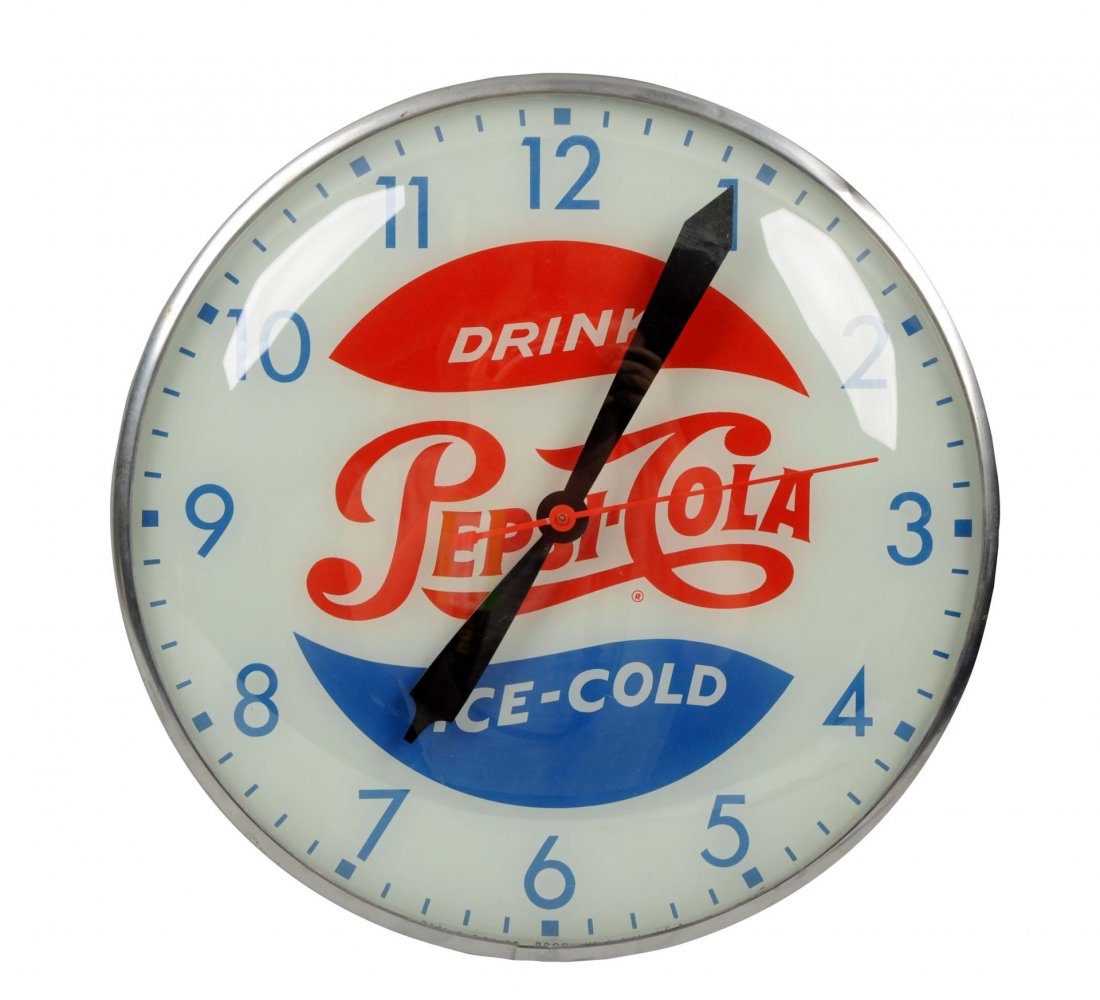 1950's Pepsi - Cola Pam Advertising Clock. (1 of 1)