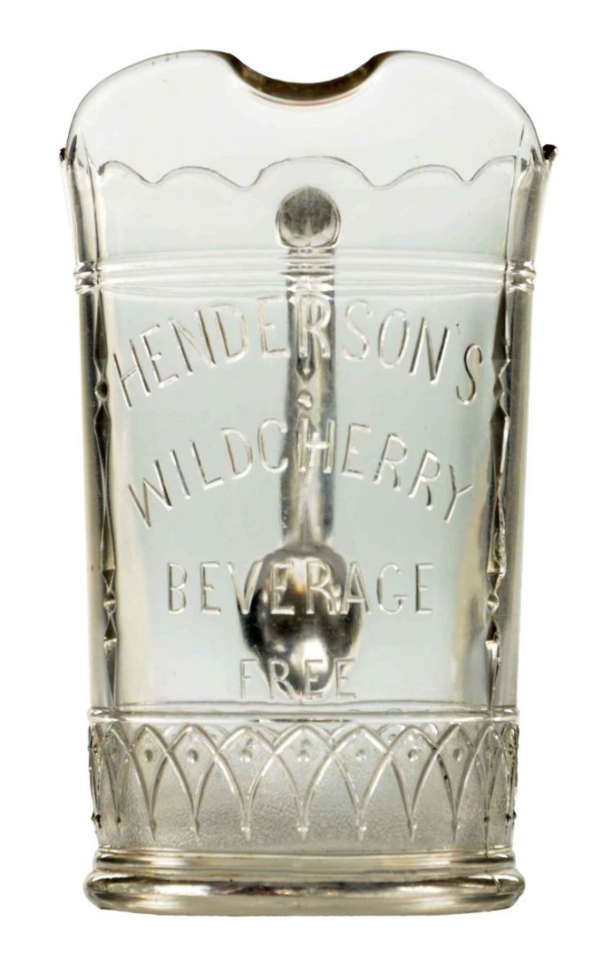 Henderson's Wild Cherry Beverage Pitcher. (1 of 2)