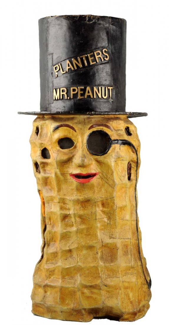 Planter's Mr. Peanut Papier Mache Costume. (1 of 2)