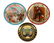 Lot of 3: Advertising Tip Trays.