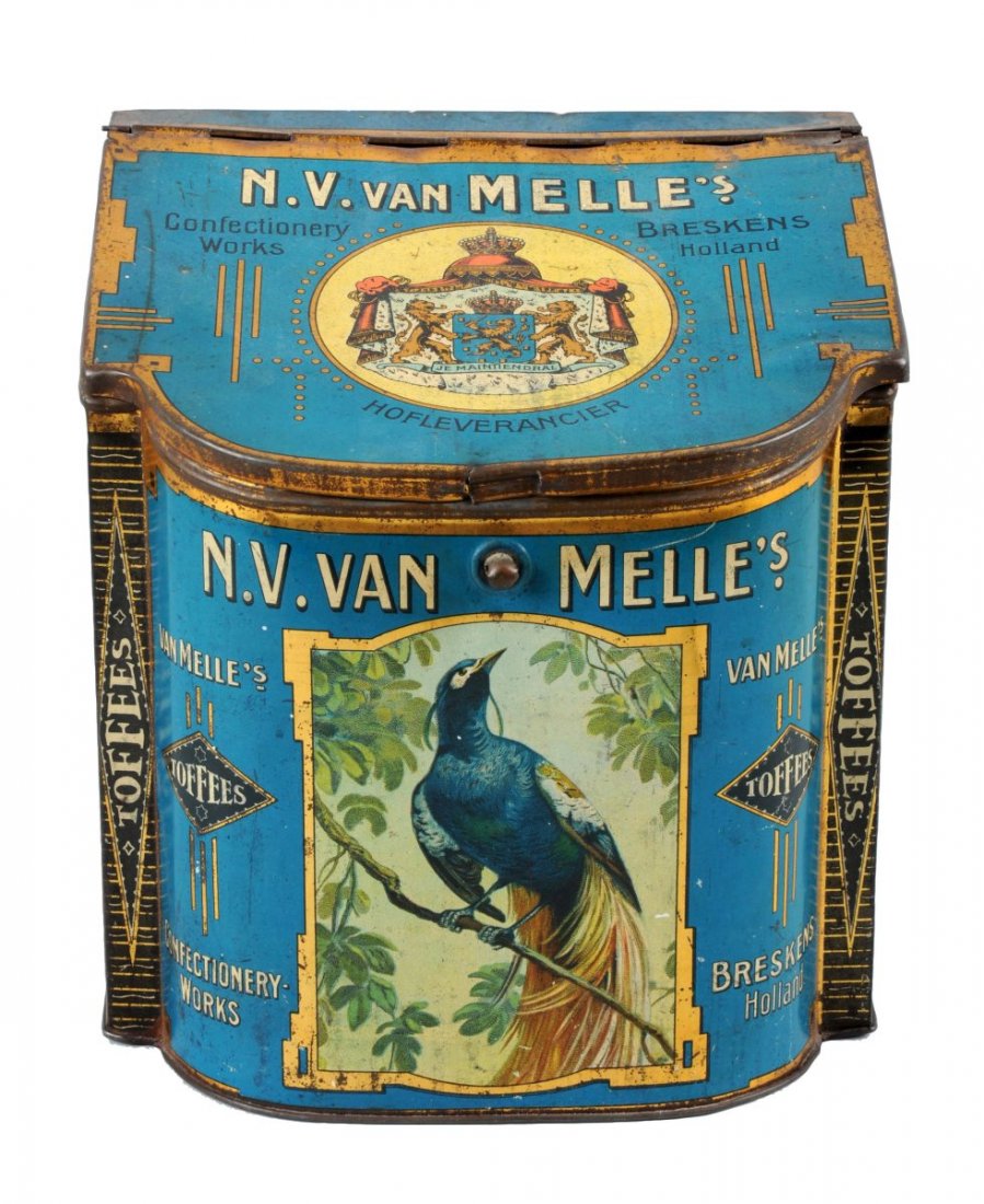 N.V. Van Melle's Toffee Confectionary Tin. (1 of 3)