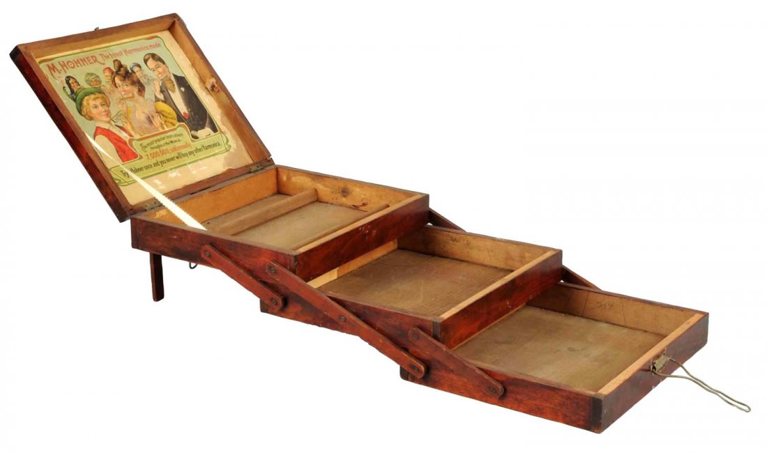 Hohner Harmonica Fold Out Countertop Display. (1 of 3)