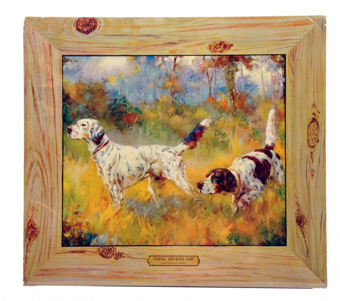 1930s Federal Cartridge Co. Advertising Sign. (1 of 1)