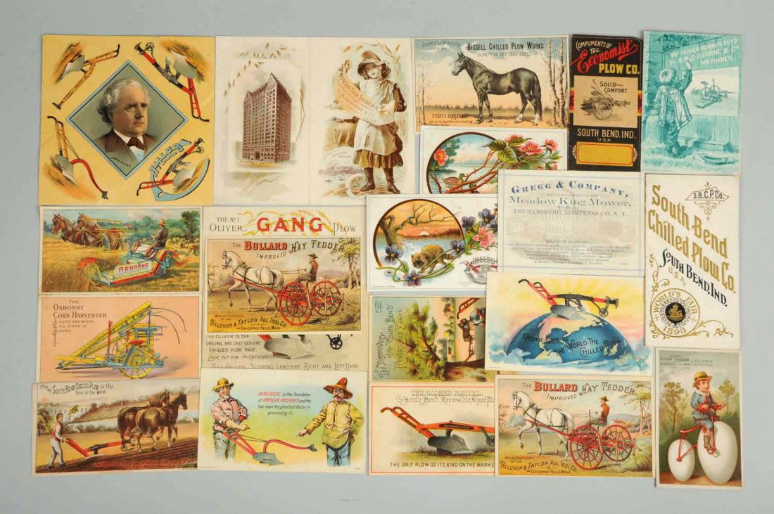 Lot of 15+: Agriculture Related Trade Cards. (1 of 1)