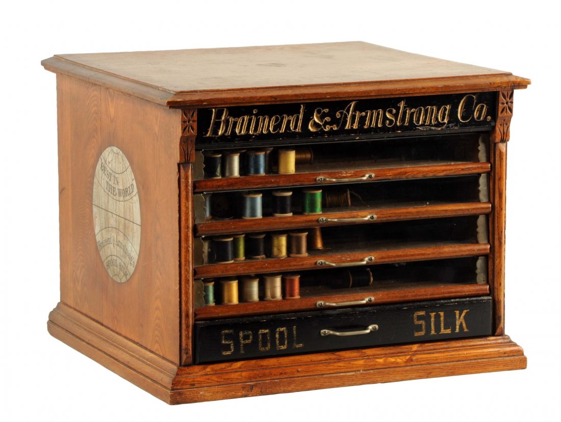 Brainard & Armstrong Spool Cabinet. (1 of 2)